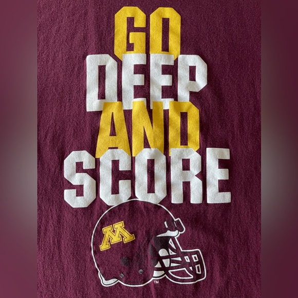 CSG Go Deep and Score T-Shirt - Minnesota Gophers - Size Medium - Picture 4 of 9